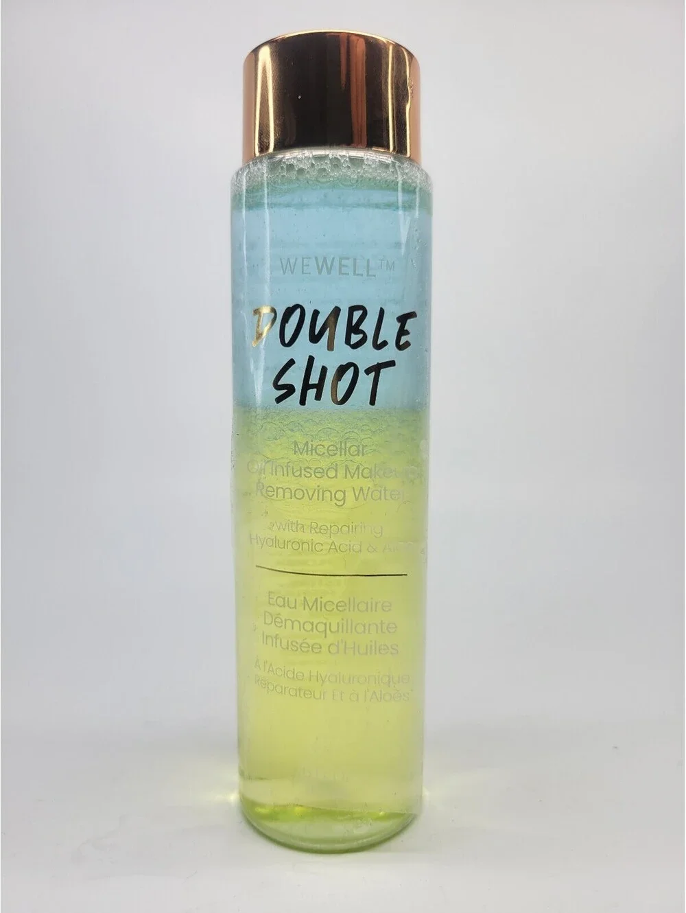WEWELL Double Shot Micellar Infused Makeup Remover Removing Water 6oz  **READ**